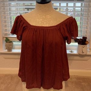 Off the shoulder top